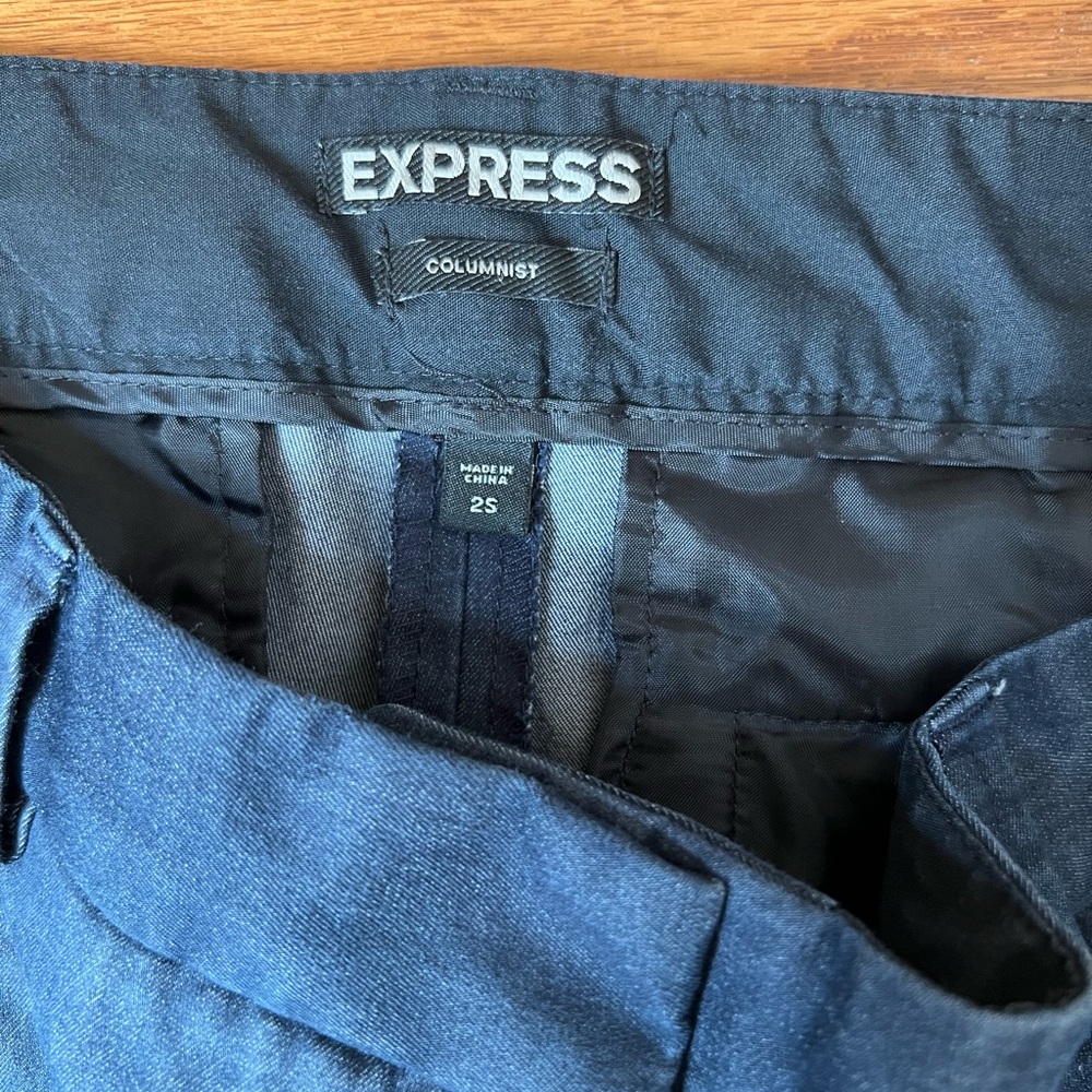 Express Columnist navy pants - size 25